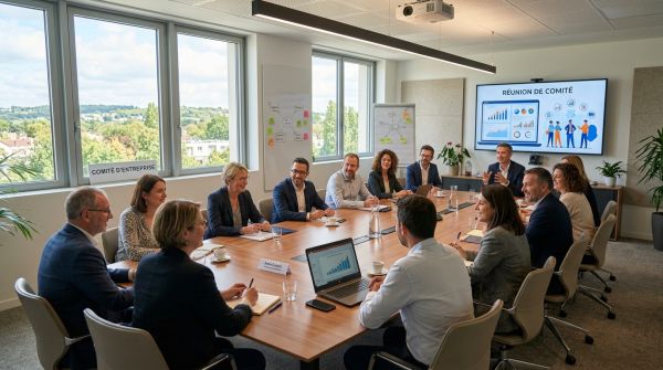 Découvrez comment une salle de comité d'entreprise dans le Val d'Oise révolutionne vos réunions